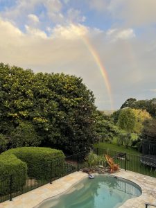 Rainbow over Mitta Glen